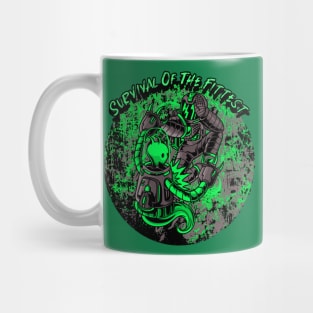 Survival Of The Fittest Graphic Mug